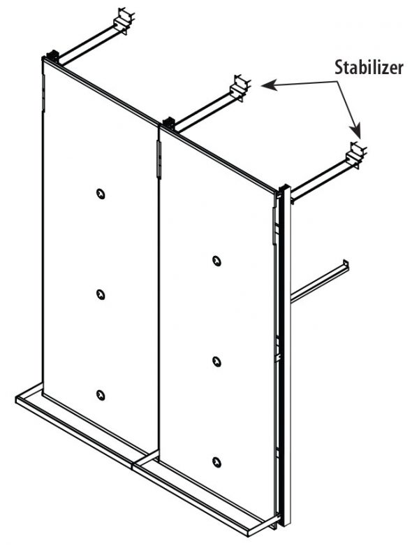 Wall Section Off Wall Stabilizer Kit