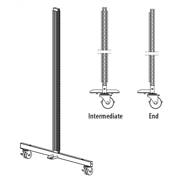 Rolling Gondola Upright Intermediate or End