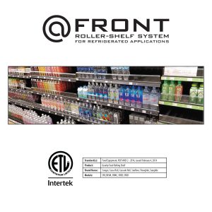 @Front for Refrigerated Applications