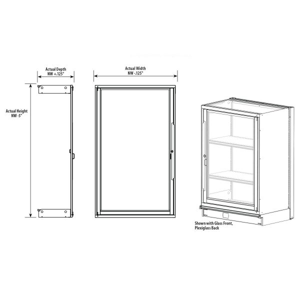Security Cabinet Gondola Lock- Up System - Single Door