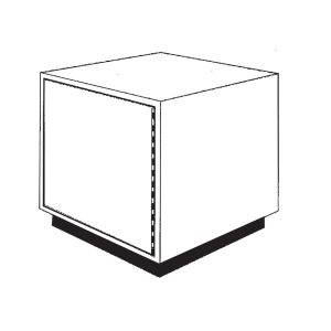 Display Cube with Optional Door