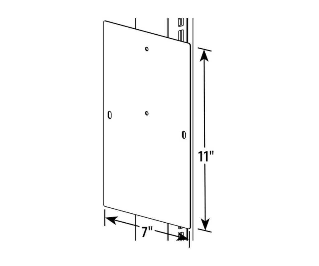 Sanitizing Station Accessory, Universal Gondola Upright Mount ...